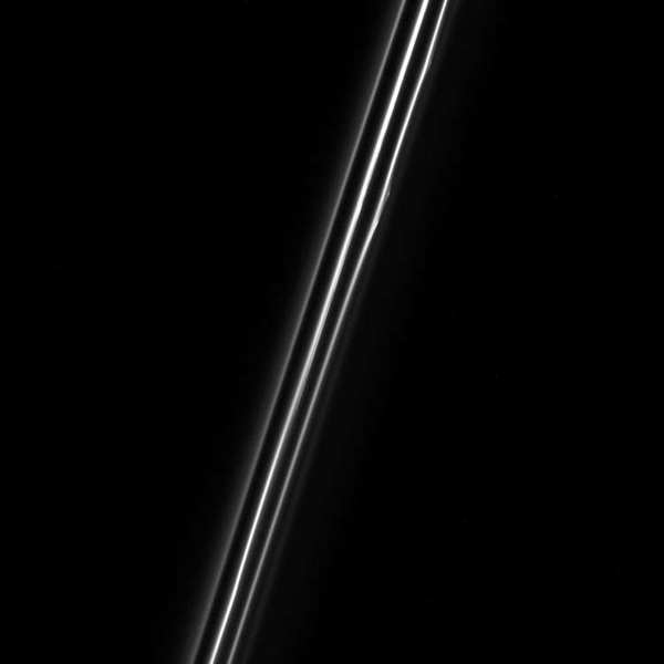 F ring of the planet Saturn