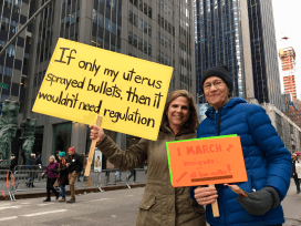 This is What Democracy Looks Like — #womensmarchnyc — iCultWorld News Photo